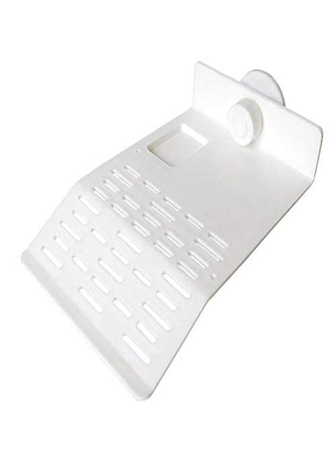 Sage Square Platform Cum Basking Ramp (with Food Bowl) for Aquarium Decor with Suction Cup for Turtle/Reptile/Aquarium/Small Amphibians (Small Size) - Image 1